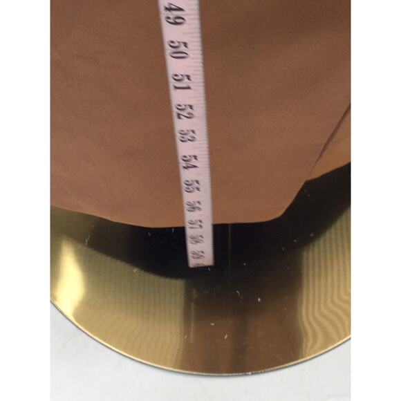 FORMAL SZ 10 L copper brown off shoulder corset mermaid party maxi dress B130 - Picture 4 of 6